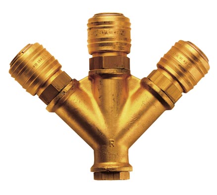 3-Wege Verteiler inkl. Kupplungen