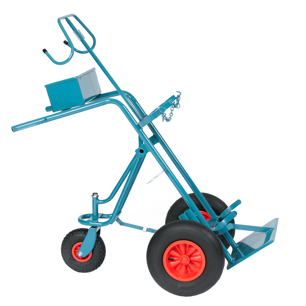 Stahlflaschenwagen F3 für 3x 50 Ltr.