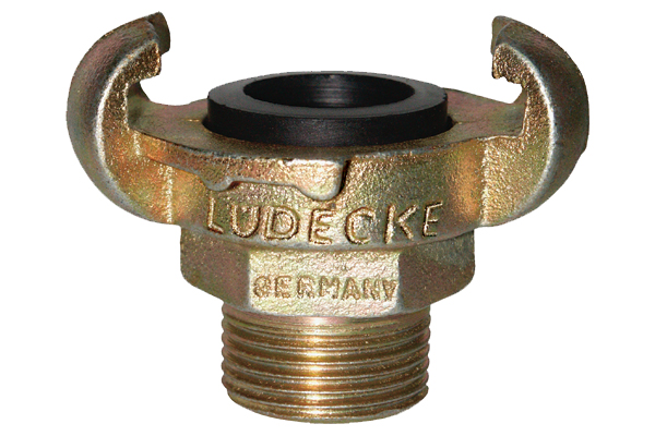 Klauenkupplung mit Außengewinde Klauenkupplung mit Außengewinde