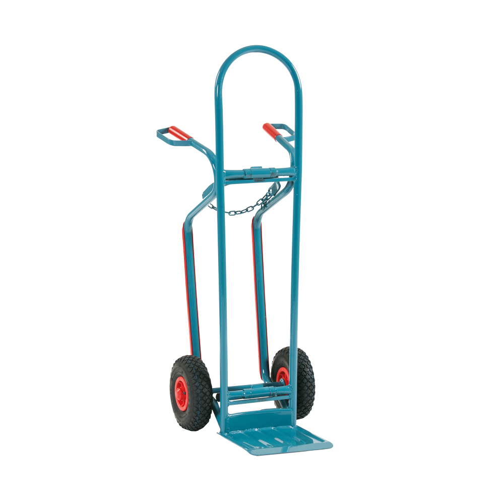 Stapelkarre für 1x 50 Ltr. mit Treppenkufe