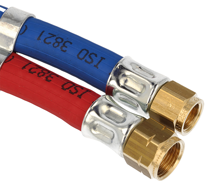 Autogenschlauch mont. DN 6/9 ISO 3821