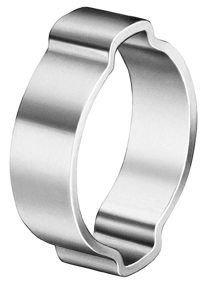 2-Ohr-Klemmen Edelstahl