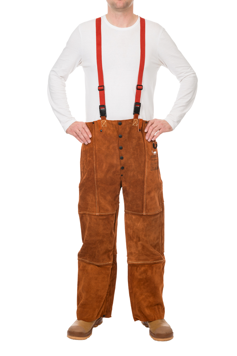 Comfoflex LavaBrown Schweißer-Lederhose 