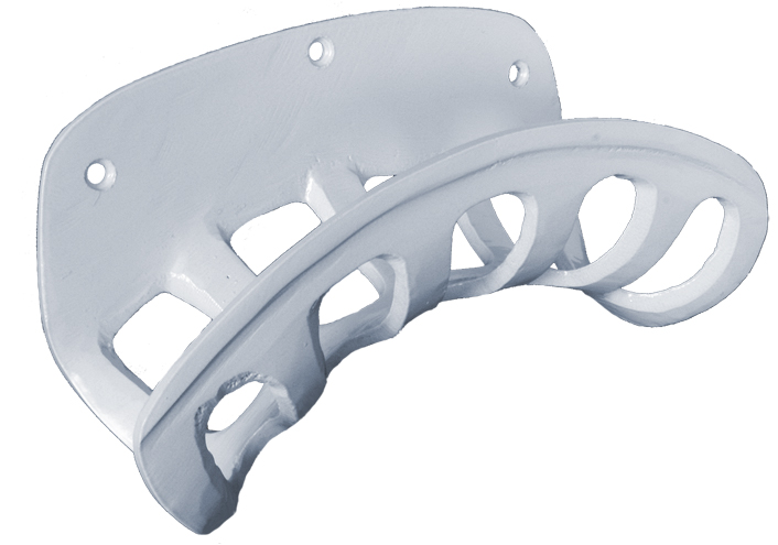 Wandschlauchhalter pulverbeschichtet