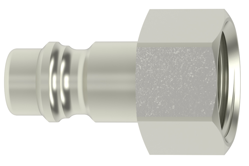 Stecker NW 7,4  mit Innengewinde