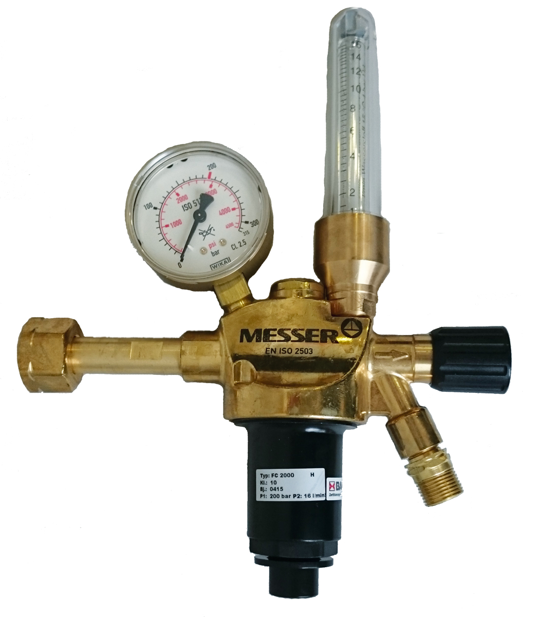 Druckminderer Wasserstoff 200/50 Druckminderer Wasserstoff 200/50