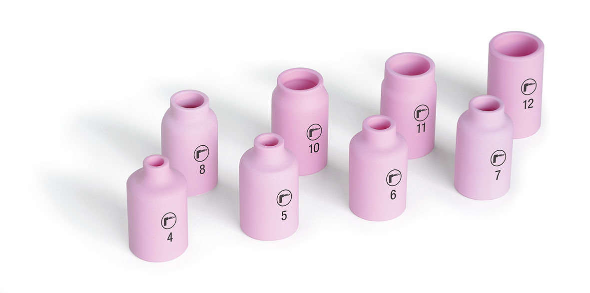 Keramik Gasdüsen für WIG-Brenner SR17/18/26 Keramik Gasdüsen für WIG-Brenner SR17/18/26