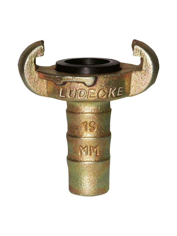 Klauenkupplung mit Schlauchanschluss Klauenkupplung mit Schlauchanschluss